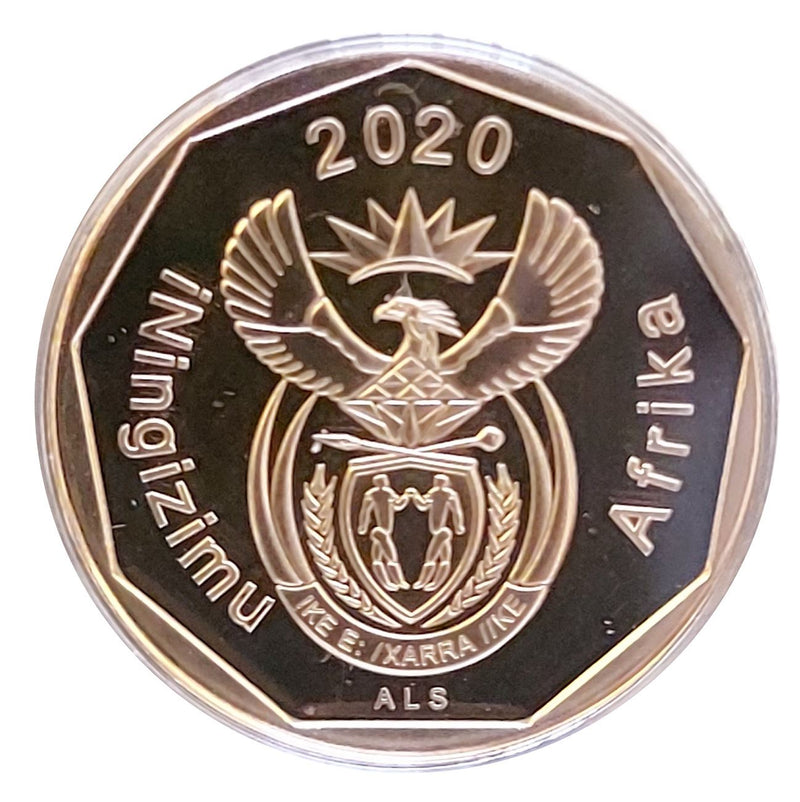 South Africa 20 Cents Zulu Legend - iNingizimu Afrika Coin KM342 2007 - 2020