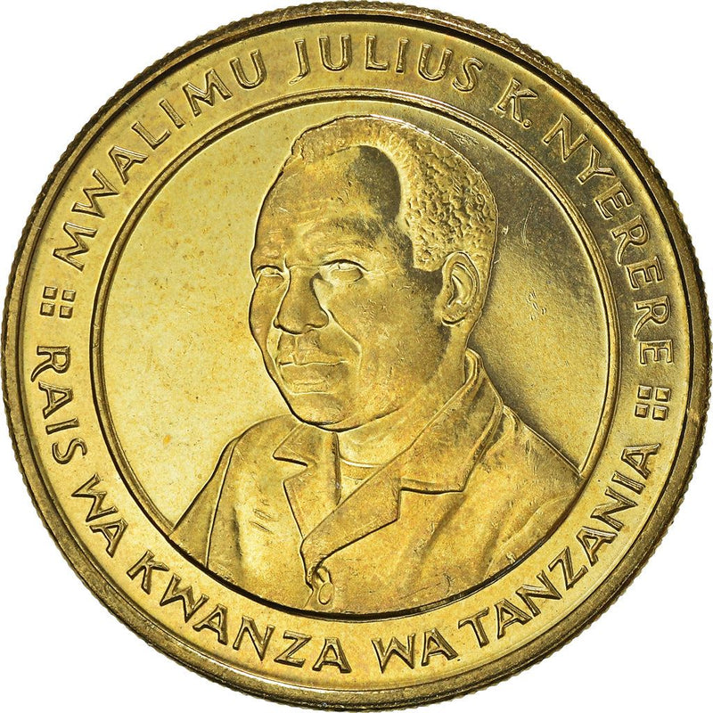 Tanzania 100 Shilingi Coin | President J.K. Nyerere | Impala | KM32 | 1993 - 2015