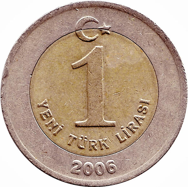 Turkey | 1 Yeni Lira | KM1169 | 2005 - 2008