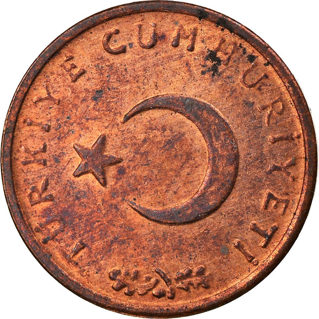 Turkey Coin Turkish 1 Kurus | Istanbul | Moon Star | KM895a | 1963 - 1974