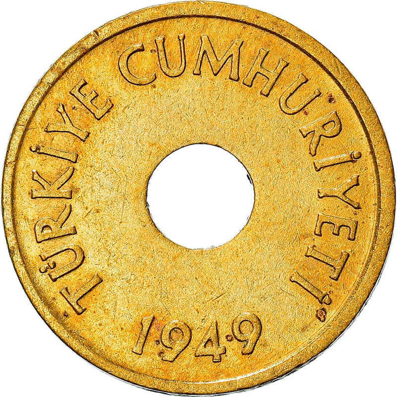 Turkey | Turkish 1 Kurus Coin | KM881 | 1947 - 1951