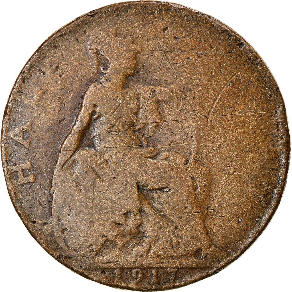 United Kingdom ½ Penny - George V | Coin KM809 1911 - 1925