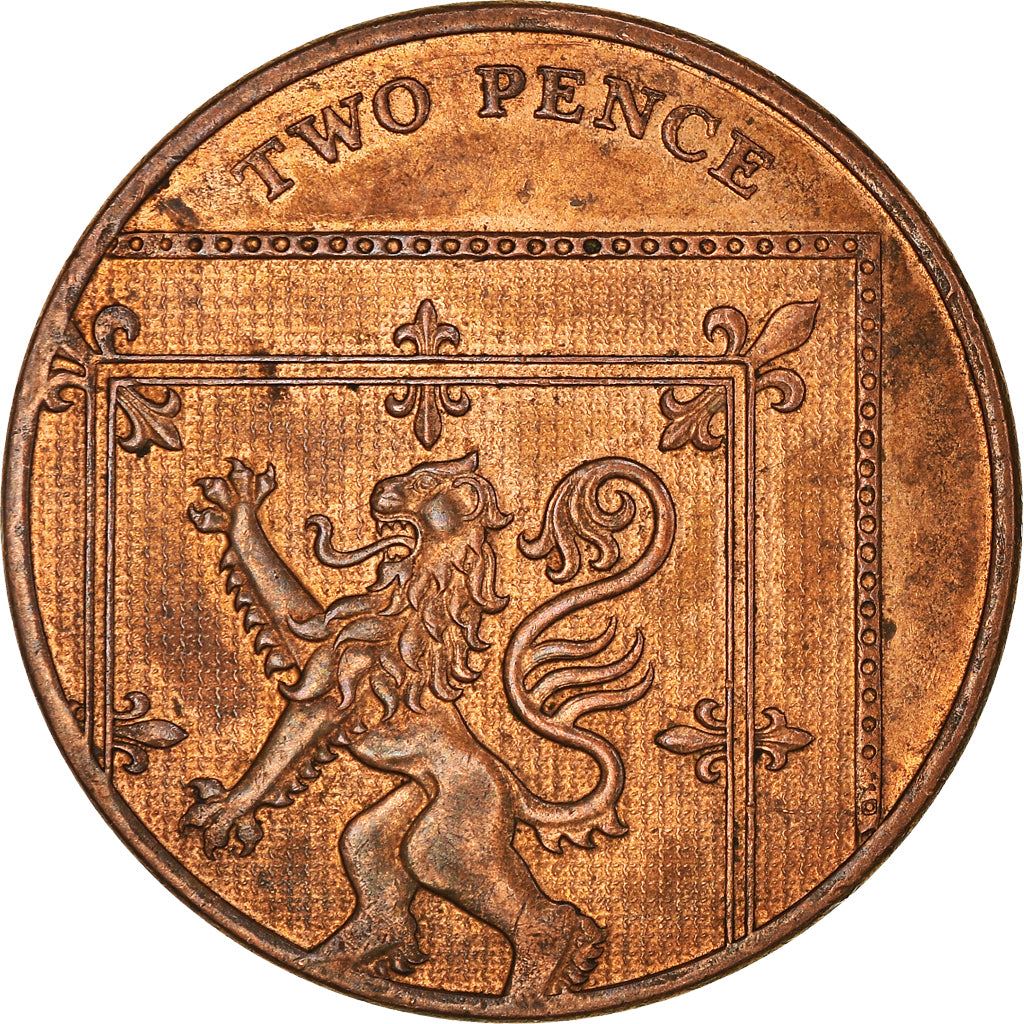 United Kingdom 2 Pence - Elizabeth II 4th portrait | Royal Shield | Coin KM1108 2008 - 2015