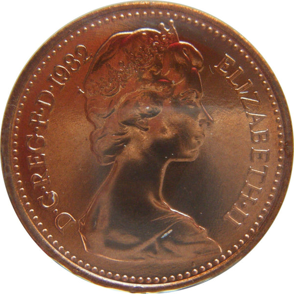 United Kingdom Coin ½ Penny | Elizabeth II 2nd portrait | 1982 - 1984