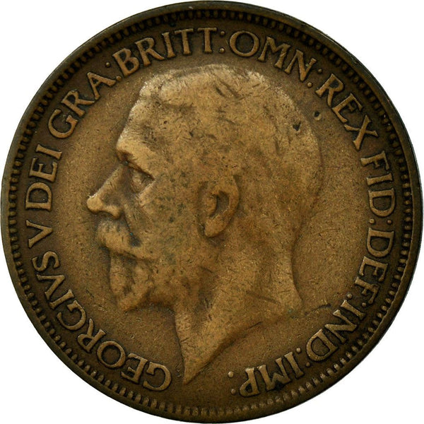 United Kingdom Coin ½ Penny | George V modified effigy | 1925 - 1927