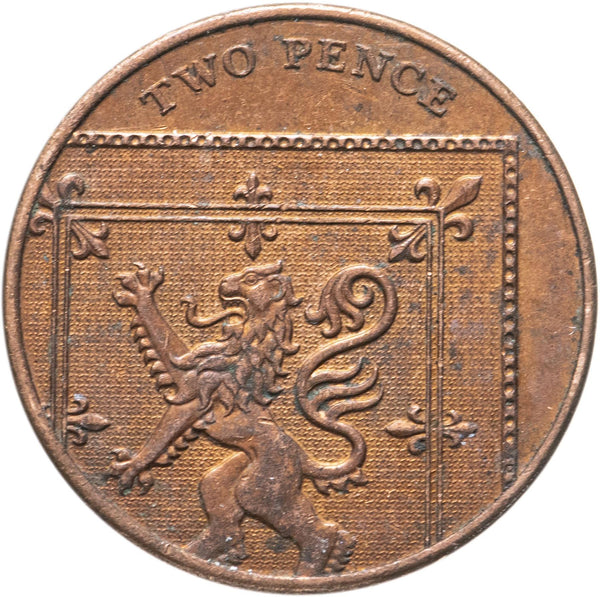 United Kingdom Coin 2 Pence | Elizabeth II 5th portrait | Royal Shield | 2015 - 2021