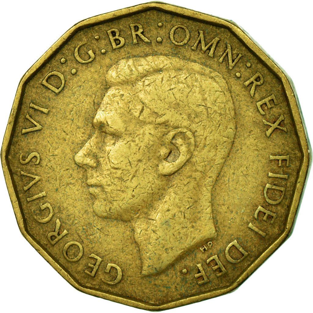 United Kingdom Coin 3 Pence | George VI without 'IND:IMP' | 1949 - 1952