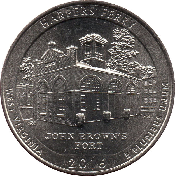 United States Coin American ¼ Dollar | George Washington | John Brown Fort | KM637 | 2016