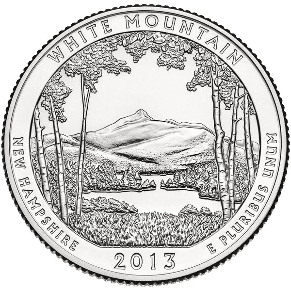 United States Coin American ¼ Dollar | George Washington | Mount Chocorua | KM542 | 2013