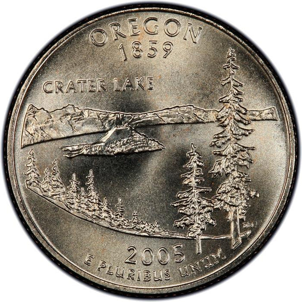United States Coin American ¼ Dollar | George Washington | Oregon | Crater Lake | KM372 | 2005