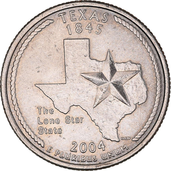 United States Coin American ¼ Dollar | George Washington | Texas | KM357 | 2004