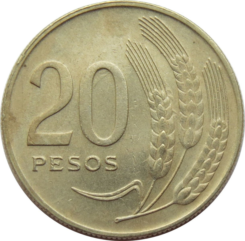 Uruguay Coin 	Uruguayan 20 Pesos | KM56 | 1970