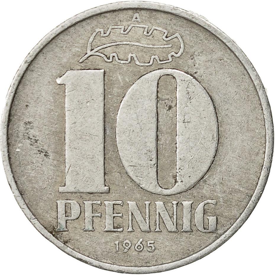 German Democratic Republic 10 Pfennig | 100 Coins | Oak Leave | KM10 | 1963 - 1990