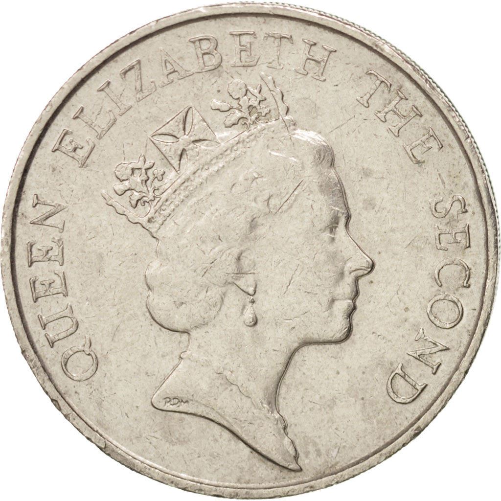 Hong Kong | 5 Dollars Coin | Elizabeth II | Km:56 | 1985 - 1989
