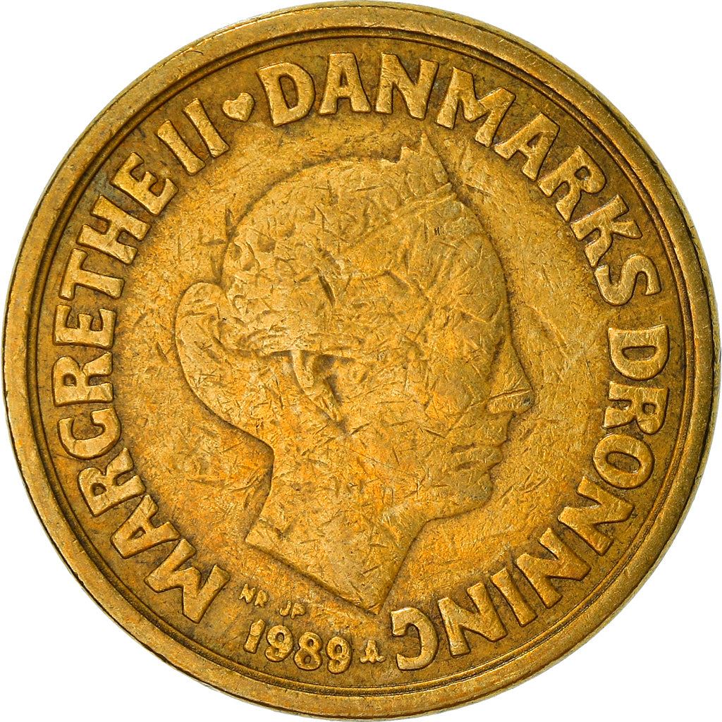 Denmark | 10 Kroner Coin | Margrethe II | Km:867 | 1989 - 1993