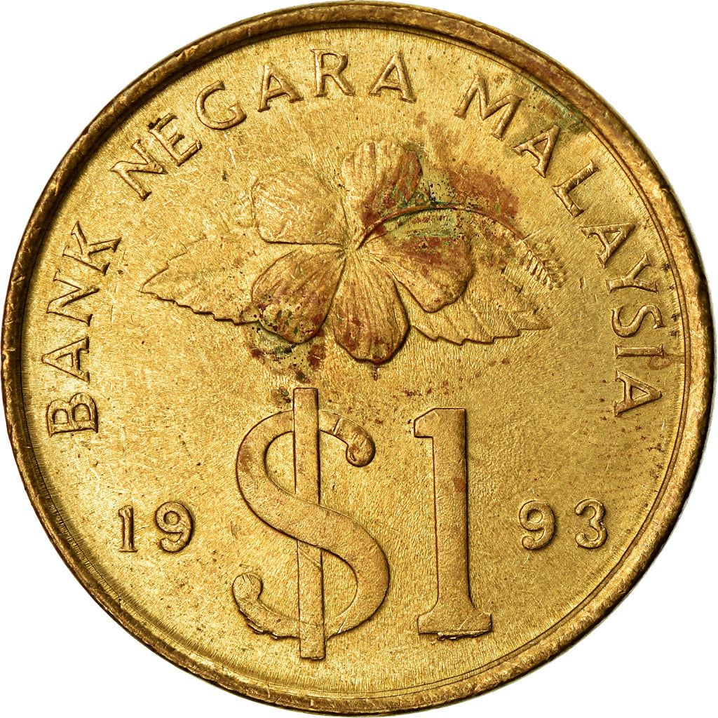 Malaysia | 1 Ringgit Coin | Kris | Km:54 | 1989 - 1993