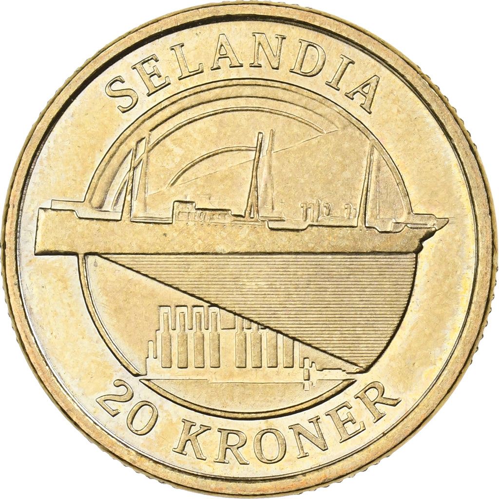 Denmark | 20 Kroner Coin | Selandia | KM:926 | 2008