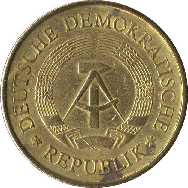 East German 20 Pfennig | Deutsche Demokratische Republik | KM11 | 1969 - 1990