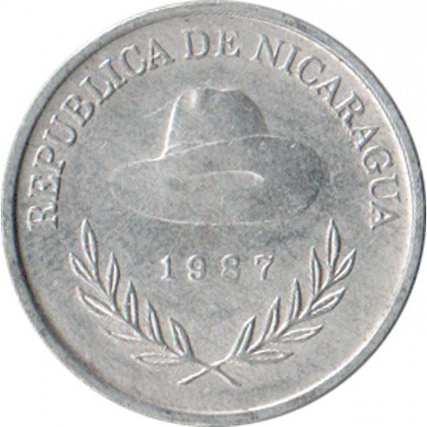 Nicaragua Coin Nicaraguan 500 Cordobas | Panama Hat | KM63 | 1987