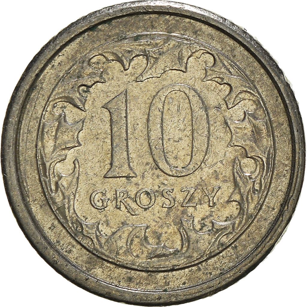 Polish 10 Groszy | 100 Coins | Eagle | Poland | 1990 - 2016